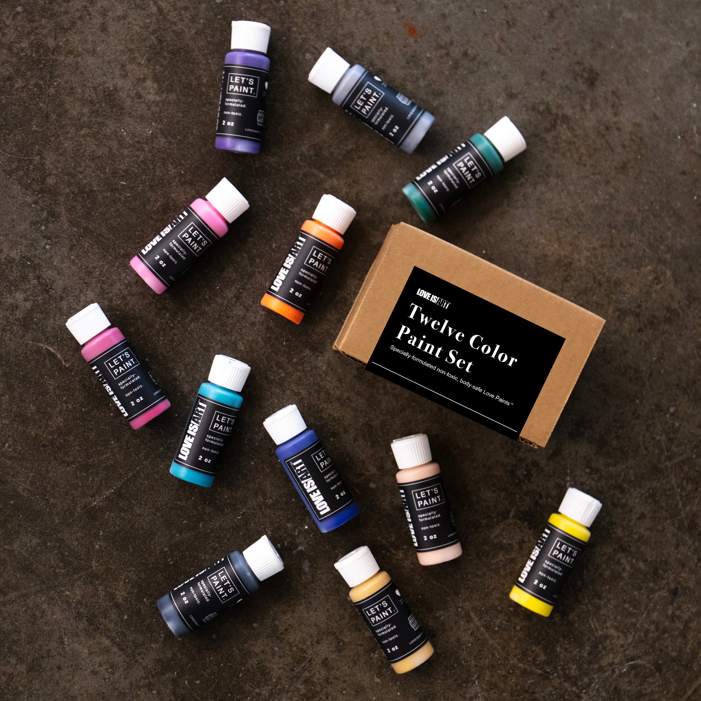 Twelve Color Expansion Paint Set – LOVE IS ART